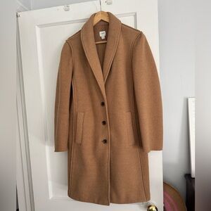 J. Crew Tan Car Coat